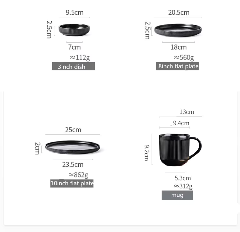 Nordic Matte Glazed Ceramic Dinnerware