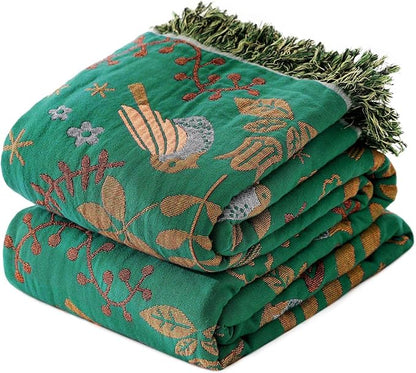 Boho Woven Throw Blanket